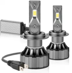Set 2 becuri LED H7 180W 6000K Canbus 16000Lm 