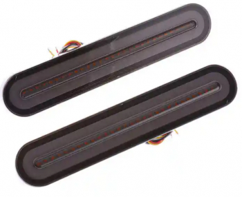 Set 2 lampi LED 3 functii stop pozitie semnalizare dinamica 12-24V 100LED 