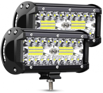 Set 2 Proiectoare 6.5 Inch 120W Rezistente la apa si praf 9-30V 