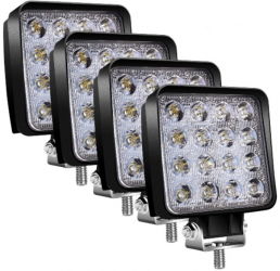 Set 4 x proiector 16 LED auto offroad 48W 
