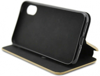 Husa Huawei P30 2019 Flip Cover Tip Carte Magnetica Gold OEM 