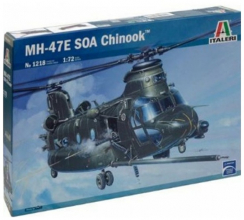 Kit de construit elicopter Chinook MH - 47 E SOA / Lungime 21.5 cm / Scara 1 72 / 14+ 