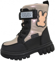 Ghete imblanite Waterproof si Windproof pentru fete BiKi A-B01215-B-31 Roz 