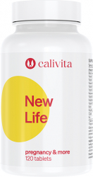 New Life CaliVita 120 tablete multivitamine pentru femeile insarcinate sau care alapteaza. 