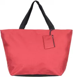 Geanta de weekend rosie din material textil panzat 