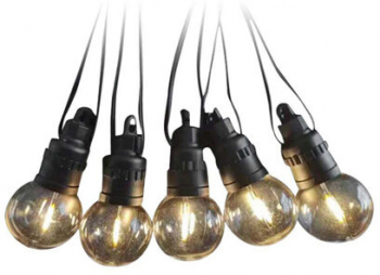 Ghirlanda solara 10 led 5W lungime 12m 3000K 