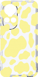 Husa Bestcase comp cu OPPO Reno 10 5G Yellow Cow Antisoc 2MM Soft Silicon prot cam T 787 