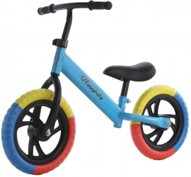 Bicicleta de echilibru fara pedale 2 - 5 ani Albastru Roti in 3 culori 