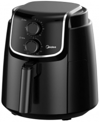 AirFryer Midea Friteuza cu aer cald MF-TN35D2 1500W 3.5 L DUALCYCLONE Rapid Air Technology Negru