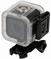 Carcasa waterproof subacvatica 45 m compatibila cu GoPro Session 4 Session 5 cu quick release si surub ani soc 