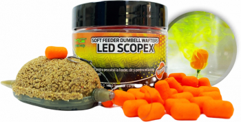 Wafters Dumbell MG Special Carp LED Scopex 8mm 40 g 