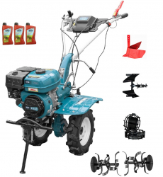 Motocultor Profesional Dakard HS 1000B. Motor 7 Cp. Roti Metalice. Plug Reversibil. Rarita Reglabila 