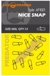 Agrafa MMT Orange No.0 Nice Snap 13buc 