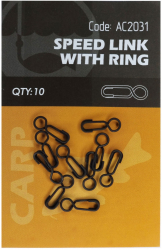 Agrafa Rapida MMT Orange cu Inel Speed Link 1.5cm 10buc 