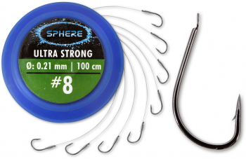 Carlige Legate MMT Browning No.8 100cm 0.21mm Sphere Ultra Strong 