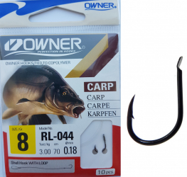 Carlige Legate MMT Owner RL-044 No.8 70cm 0 18mm 