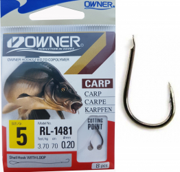 Carlige Legate MMT Owner RL-1481 No.5 70cm 0 20mm 