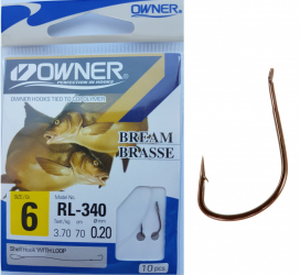 Carlige Legate MMT Owner RL-340 No.6 70cm 0 20mm 