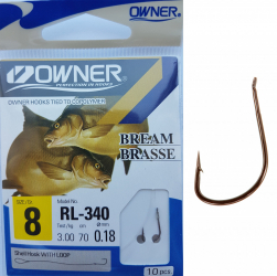Carlige Legate MMT Owner RL-340 No.8 70cm 0 18mm 
