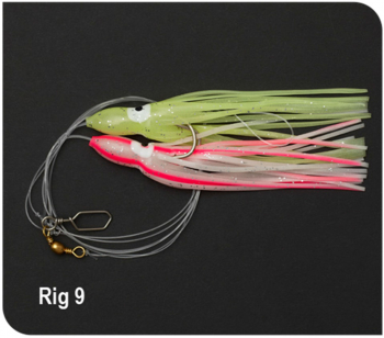 Carlige Montate MMT Ron Thompson 9 Octopus II No.5/0 Glow Hokkai 120cm/6.5cm 0.60mm 