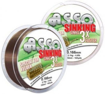 Fir MMT Asso Sinking 3X Feeder 0.149mm 1.90kg 150m Brown 