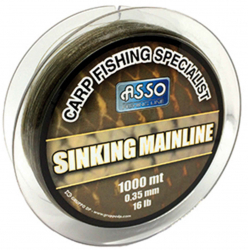 Fir MMT Asso Sinking Mainline 0.40mm 9.07kg 1000m Brown 