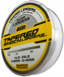 Fir MMT Asso Tapered Shock Leader 0.16/0.45mm 1.80kg-11.30kg 15m Clear