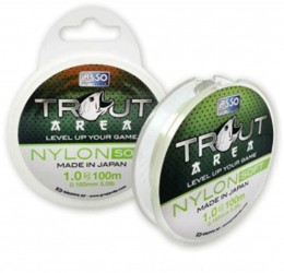Fir MMT Asso Trout Area Nylon Soft 0.128mm 1.360kg 100m Green 