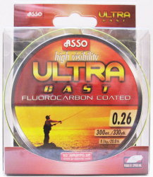Fir MMT Asso Ultra Cast 0.12mm 2.00kg 150m Galben Fluo 