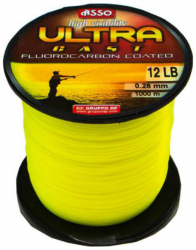 Fir MMT Asso Ultra Cast 0.28mm 9.80kg 1000m Galben Fluo 