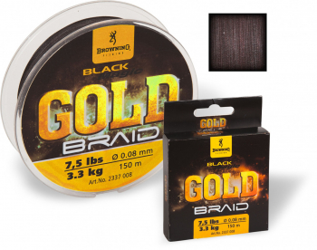 Fir MMT Browning Black Magic Gold Braid 0.10mm 3.60kg 150m Maro