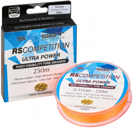 Fir MMT Sunset RS Competition Ultra Power 0.27mm 5.20kg 250m Hi-Visibility Orange 