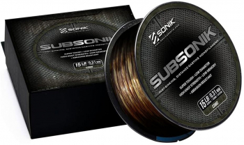 Fir Monofilament MMT Sonik SubMMT Sonik 1200m Camou Diametru fir 0.38mm Dimensiune rola 1200m Rezistenta la nod 9.98kg 