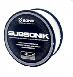 Fir Monofilament MMT Sonik SubMMT Sonik 1200m Transparent Diametru fir 0.31mm Dimensiune rola 1200m Rezistenta la nod 6.80kg 