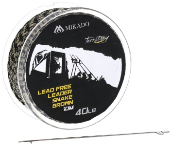 Fir Textil FHP Mikado Lead Free Leader Snake Brown 40Lb 10M 
