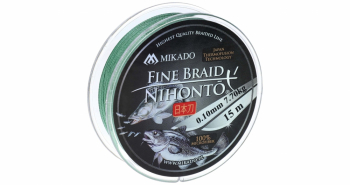 Fir Textil FHP Mikado Nihonto Fine Braid 15M 0.10Mm/7.7Kg/15M -Green 