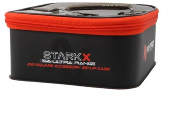 Geanta Accesorii MMT Nytro Starkx M 21x21cm EVA Patrata Capac Transparent cu Fermoar