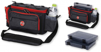 Geanta DAM MMT Effzett Pro-Tact Streetfishing Bag 27.5x18.5x4.5cm 2 M Lure Cases 