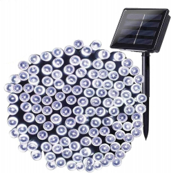 Instalatie Craciun Solara MRG M953 Alb Rece 10 Metri Pentru Exterior 