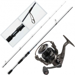 Kit Lanseta MMT DAM Salt-X SW Spin 2.25m 10-40gr - Mulineta MMT DAM Quick 2 2000 FD 