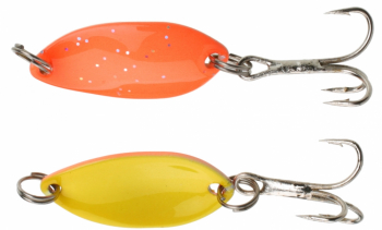 Lingurita Oscilanta FHP Mikado-Trout Campione Mini 2.2Cm/1.4G - Orange And Yellow 