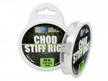 MMT Asso Chod Stiff Rigs 20m 0.30mm 6.8kg Clear 