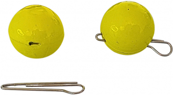 Plumbi Cheburashka MMT Konger Galben 20gr cu Agrafa Detasabila 5buc