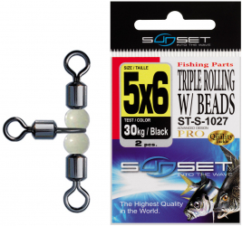 Vartej MMT Sunset ST-S-1027 Triple Rolling W/Beads 7x8 19kg 