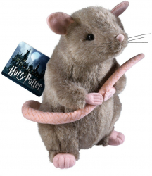 Jucarie de plus Harry Potter Scabbers Noble Collection 23 cm 