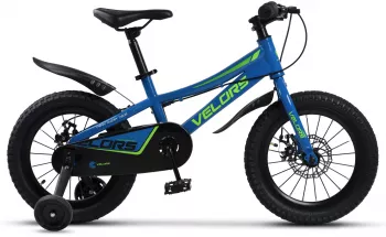 Bicicleta Copii 4-6 ani Velors V16345A 16 Albastru/Verde 
