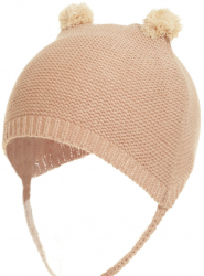 Caciula tricotata pentru copii PAMI BF-0523-245-3 48 cm Bej 