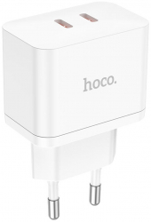 Incarcator de Retea 2x Type-C 35W I32 Alba 