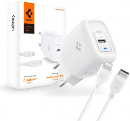 Incarcator de Retea Type-C PD 20W cablu Type-C Compatibil Lightning I212 Alba 