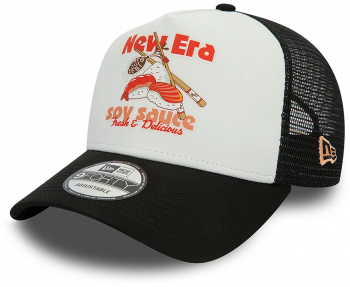 Sapca New Era a-frame trucker food sushi negru